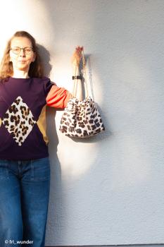 Preview: Samt Geolux Animalprint von Swafing by Ki-ba-doo
